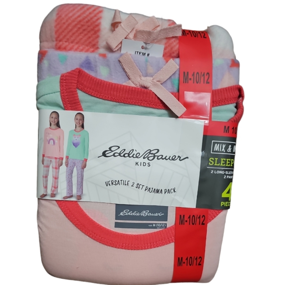 Eddie Bauer Kids Versatie 2 Set Pajama Pack‎ Mix & Match New